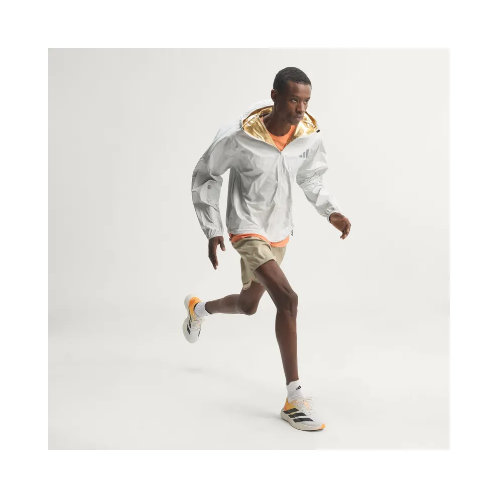 Adidas Adizero EVO SL Crystal White / Lucid Tangerine / Iron Metallic (KJ2521)