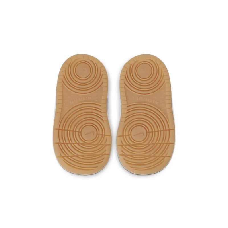 Nike Court Borough Low 2 White Pacific Blue (TD) White/University Red/Gum Light Brown (BQ5453-109)