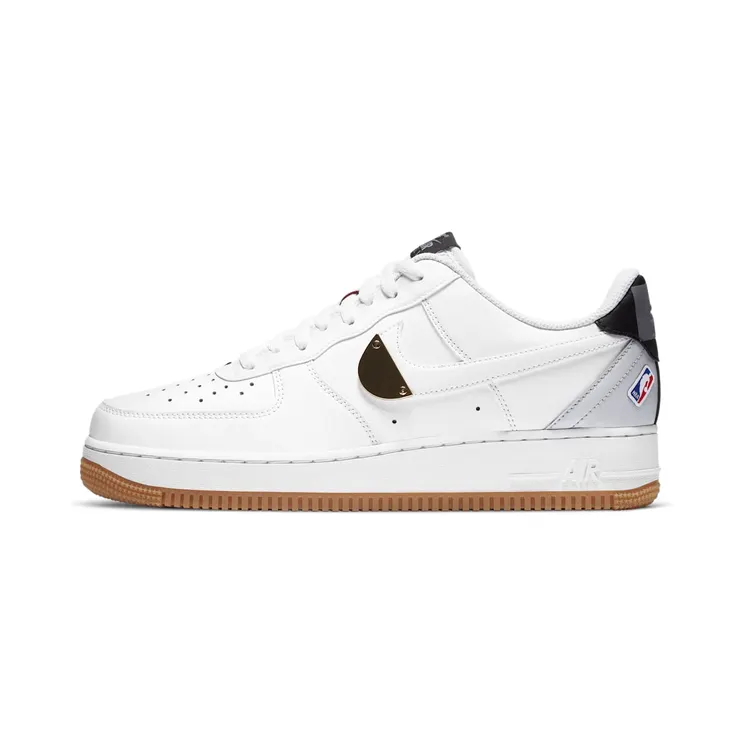 Nike Air Force 1 ’07 LV8 NBA “White / Pure Platinum / Cool Grey” (CT2298-100)