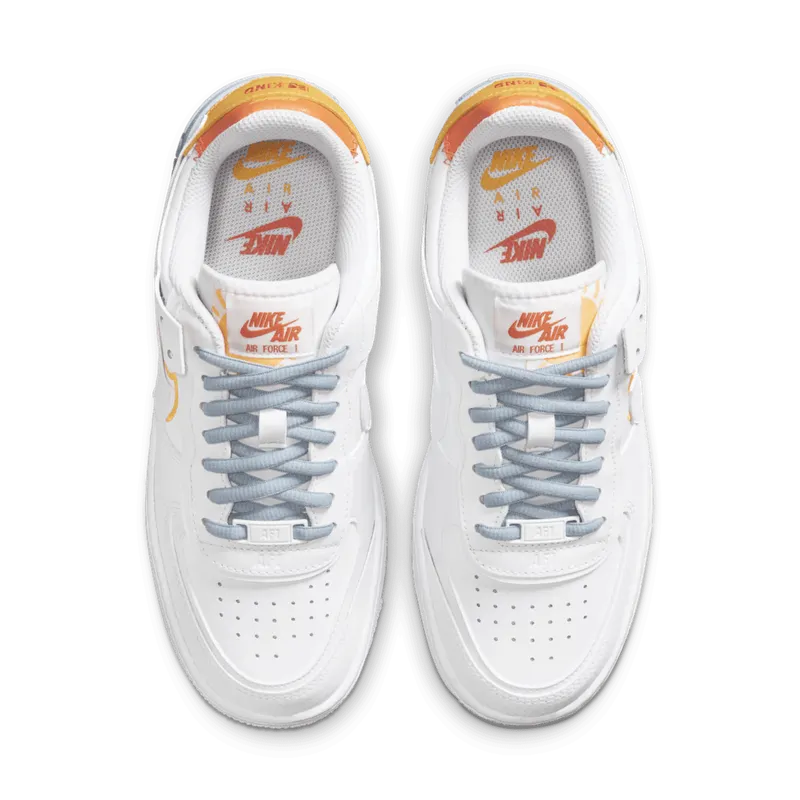 Nike Air Force 1 Shadow Kindness Day 2020 (W) White/Light Armory Blue Heather-Laser Orange-Summit White (DC2199-100)
