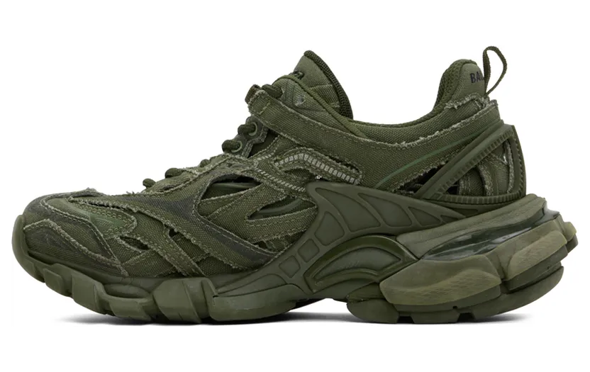 Balenciaga Green Track 2.0 Sneakers (568615 W3RG3) (3)