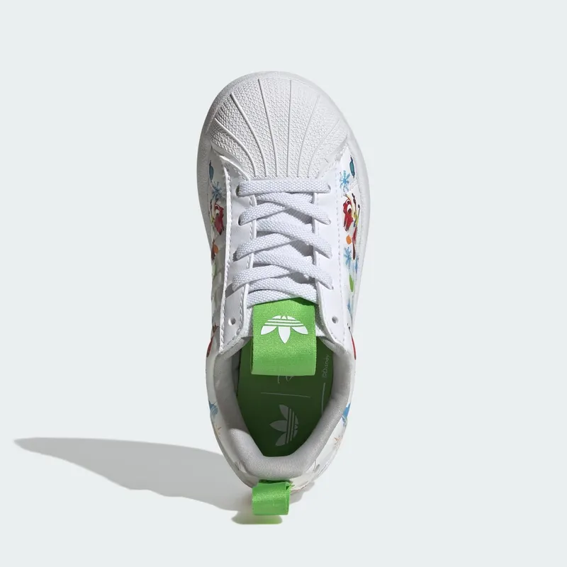 adidas adiFOM Superstar 360 Disney Cloud White Grey Two Semi Lucid Lime (JP8623)