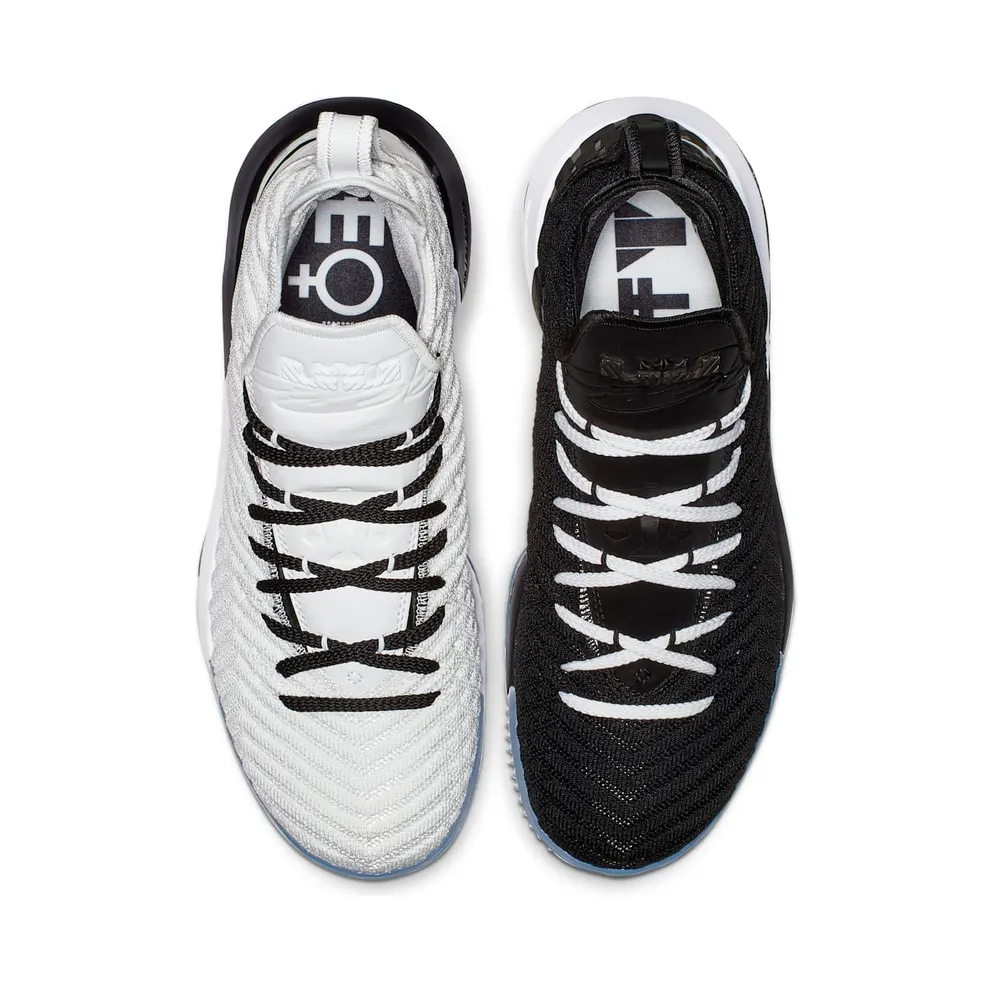 Nike LeBron 16 Equality Away (2019) White/Black (BQ5969-101)