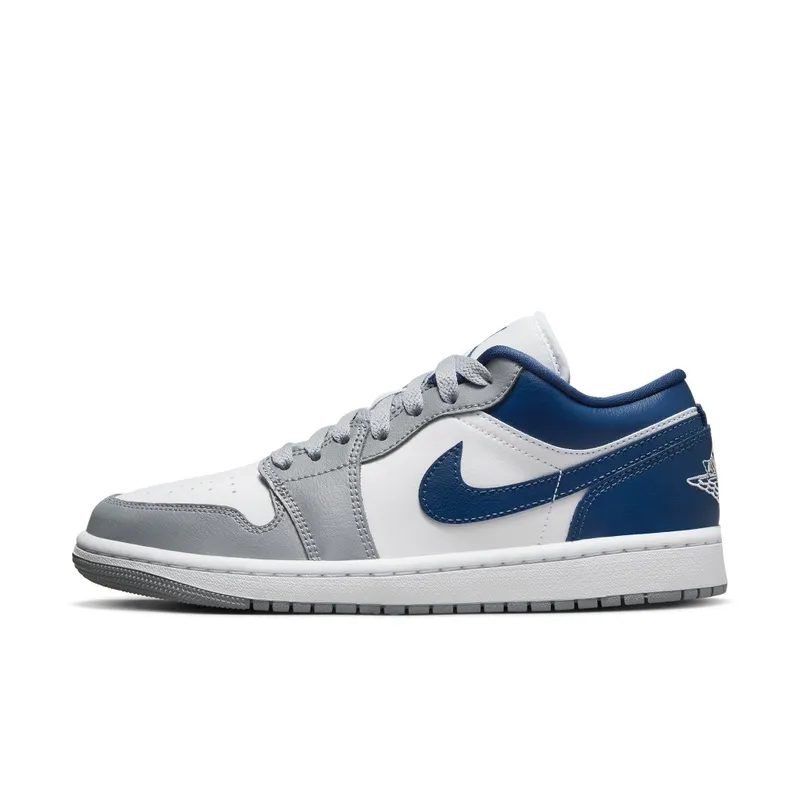 Air Jordan 1 Low White Grey Blue (DC0774-042)