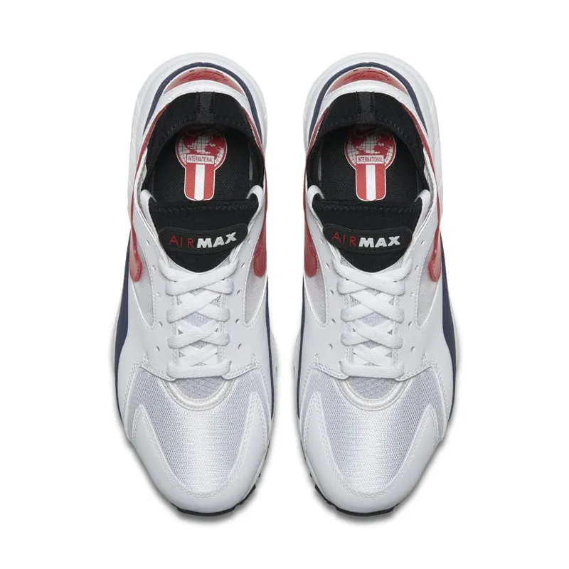 Nike Air Max 93 Habanero Red White/Neutral Indigo-Black-Habanero Red (306551-102)