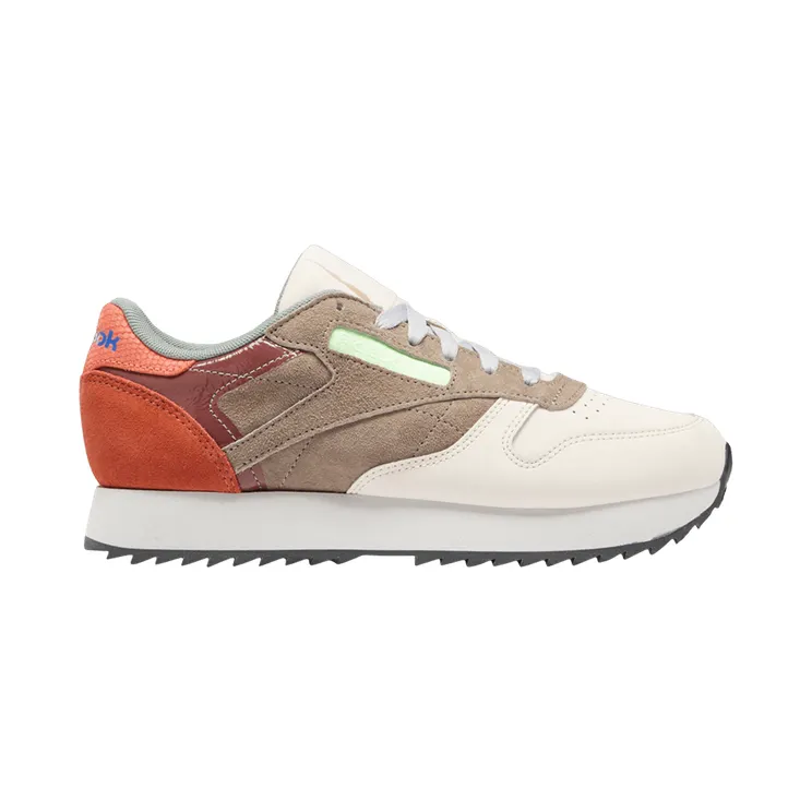 Reebok Classic Leather Ripple Schoenen Ceramic Pink / Boulder Grey / Twisted Coral