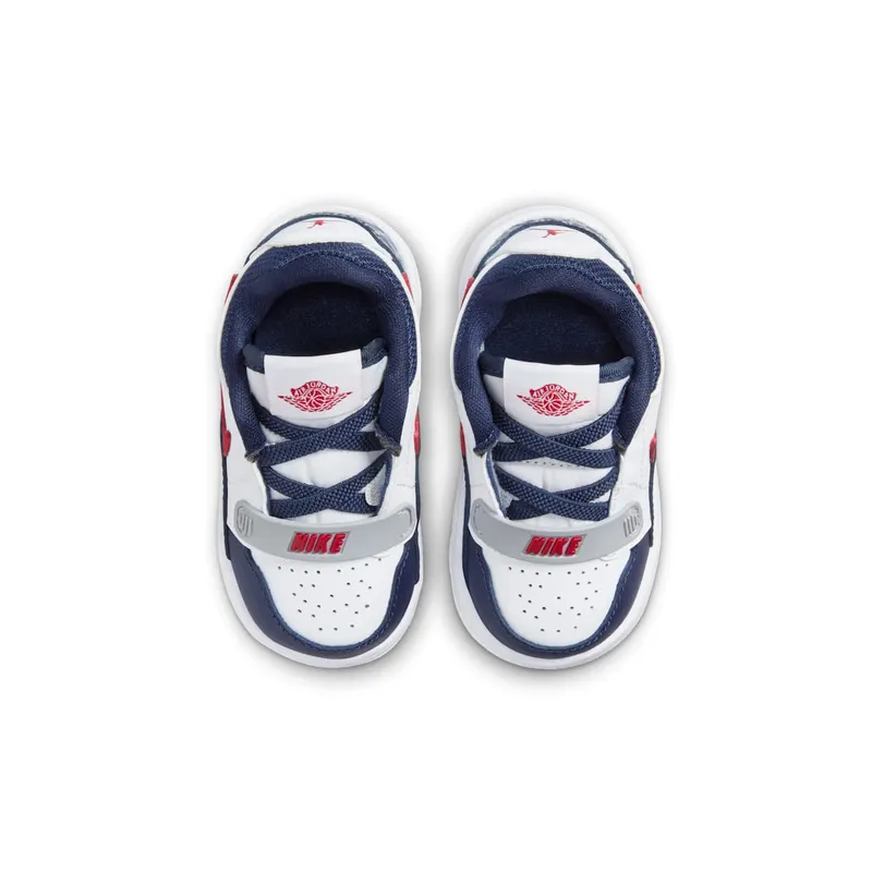 Jordan Legacy 312 Low White Midnight Navy Wolf Grey Varsity Red (CD9056-164)