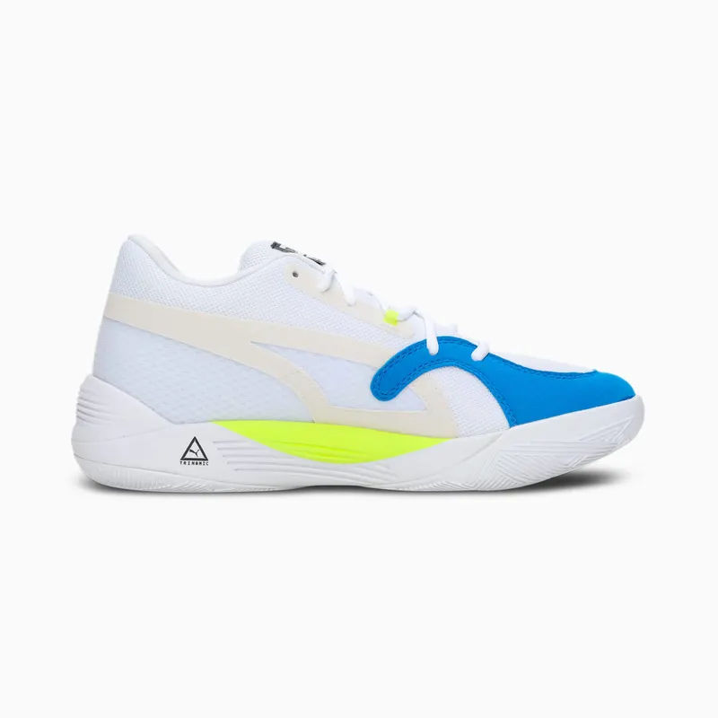 Men’s PUMA Trc Blaze Court White/Cherry Tomato (376582-01)