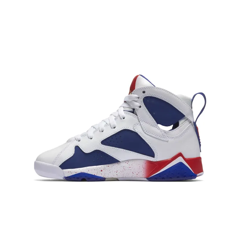 Jordan 7 Retro Tinker Alternate (GS) White/Metallic Gold Coin-Deep Royal Blue (304774-123)