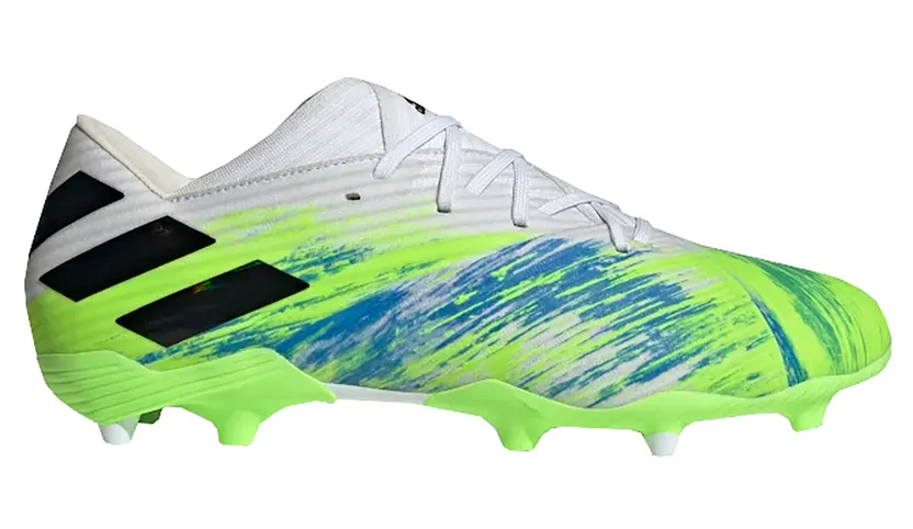 adidas Nemeziz 19.2 FG White Black Signal Green