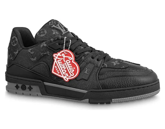 Louis Vuitton LV Trainer x Nigo Black Denim (1A9IPX)