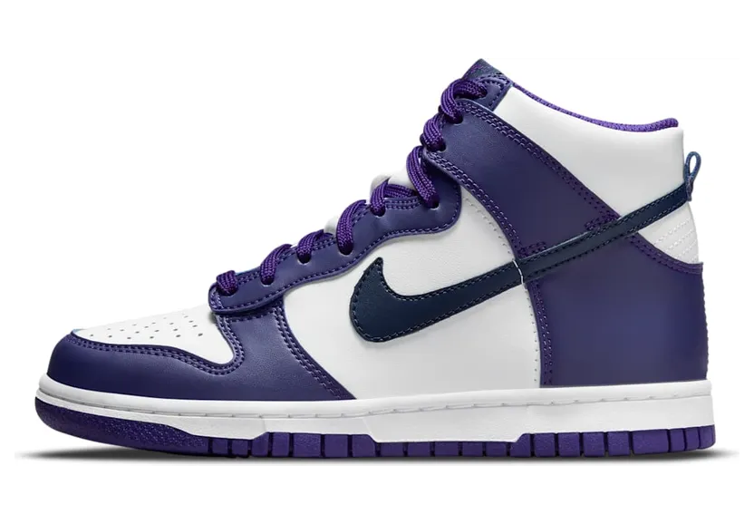 Nike Dunk High Electro Purple Midnght Navy (GS) (DH9751-100)
