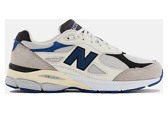 New Balance 990v3 MiUSA White Blue (M990WB3)