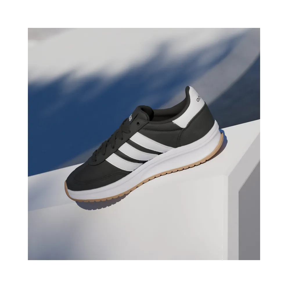 Adidas Run 70s 2.0 Kids Core Black / Cloud White / Gum (JI2265)