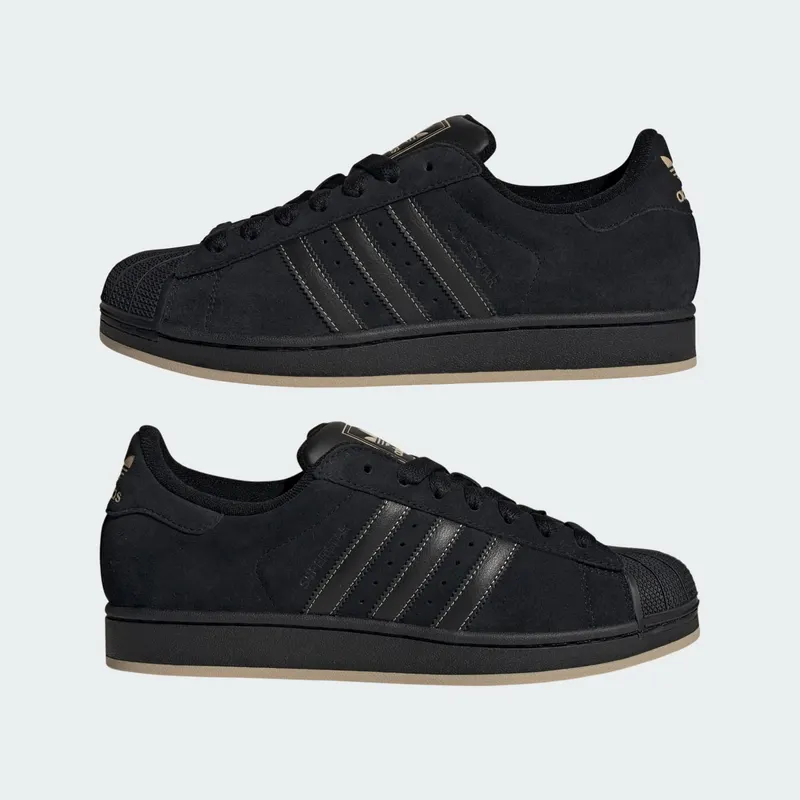 Adidas SUPERSTAR II-Shoes Core Black / Core Black / Stone Khaki (IH9317)