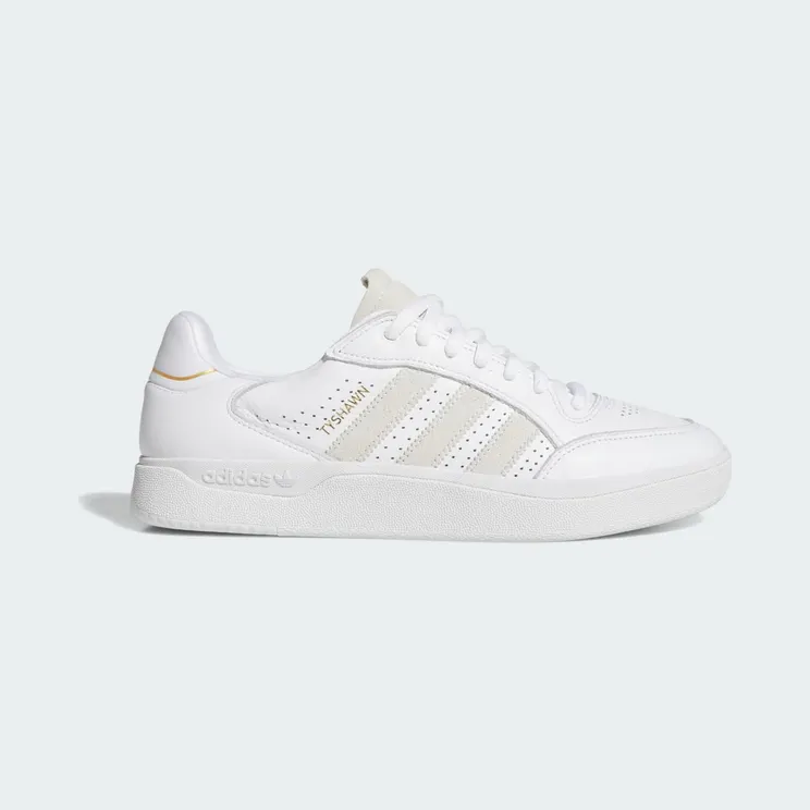 Adidas Tyshawn Low Cloud White / Cloud White / Gold Metallic (JH8158)