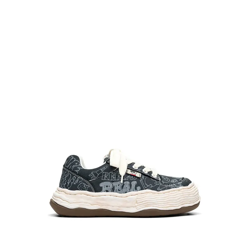 Maison Mihara Yasuhiro Oliver Graffiti-print “Blue/White” (A16FW705)
