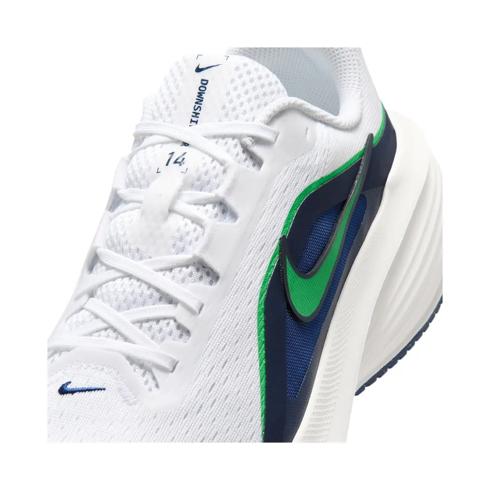 Nike Downshifter White/Midnight Navy/Summit White/Green Spark (IB1895-108)
