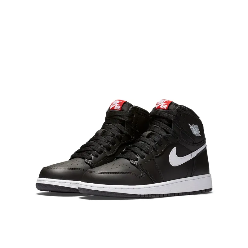 Jordan 1 Retro Yin Yang Black (GS) Black/Black-University Red-White (575441-011)