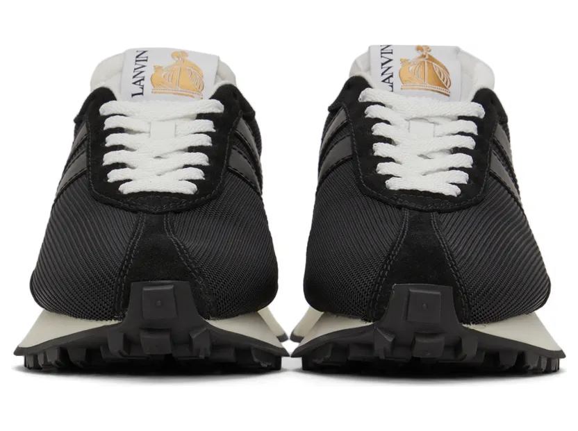 Lanvin White & Grey Mesh Bumpr Sneakers (FM-SKBRUC-DRAG-A20) (2)