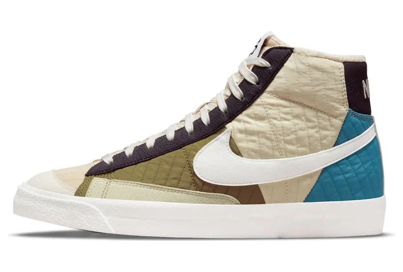 Nike Blazer Mid 77 Premium Toast Sail Quilt – “Rattan / Sail-brown Kelp-cave Purple” (DD8024-200)