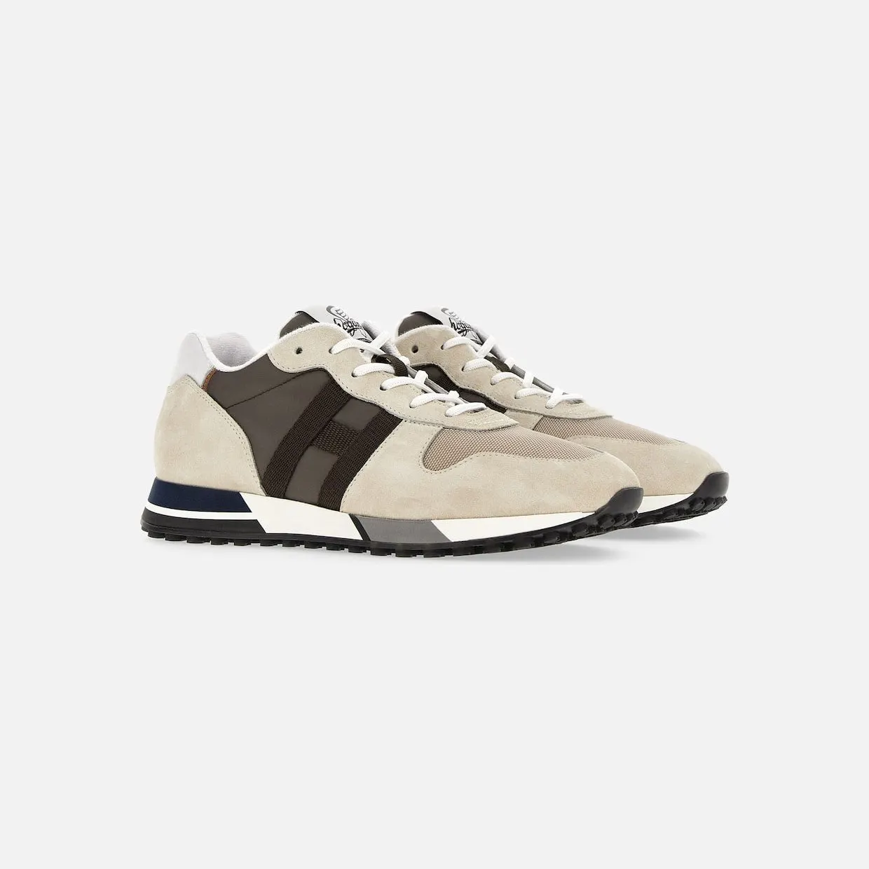 Sneakers Hogan H383 Beige Brown (HXM3830AN51MST0BBZ)
