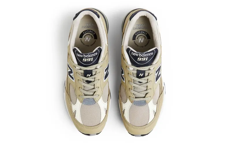 New Balance 991v1 MiUK Elm Brown Rice (M991BTN)