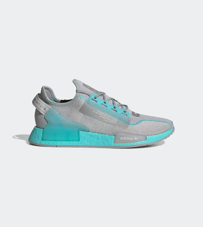 adidas NMD_R1 V2 Grey One / Pulse Aqua / Grey Two (GX0539)