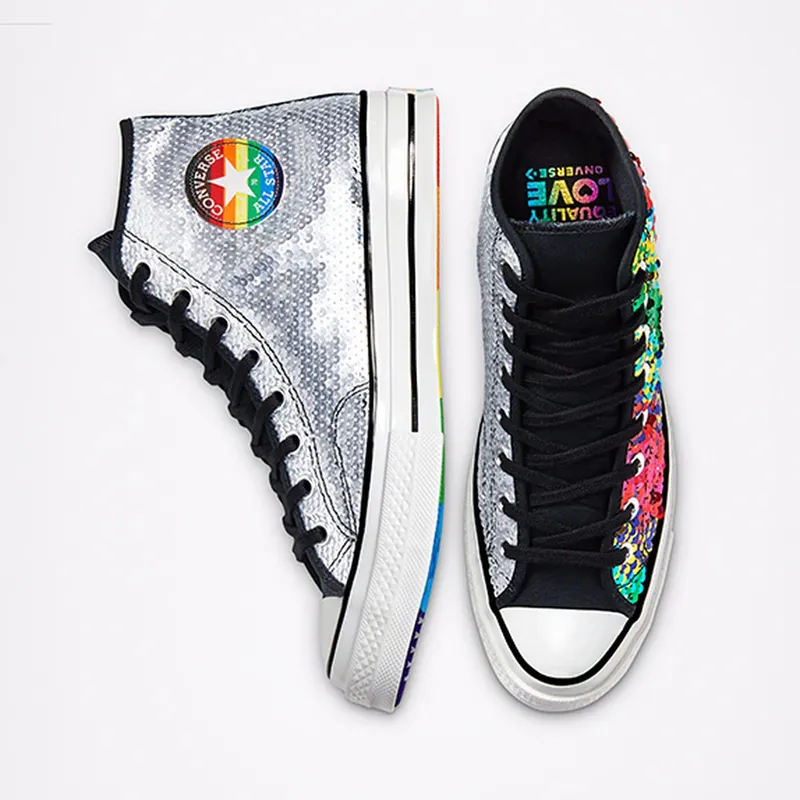 Converse Chuck Taylor All-Star 70s Hi Pride (2020) White/Black-University Red (167755C)