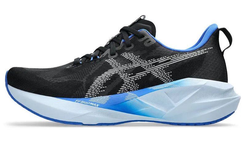ASICS Novablast 5 Black White Blue (1011B974-001)