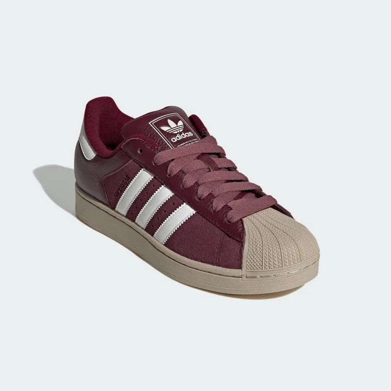 Adidas SUPERSTAR II Maroon / Core White / Khaki Three (KJ9949)