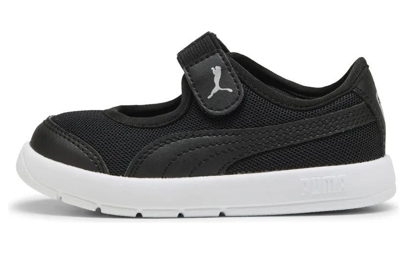 Puma Courtflex v3 Lina V “Puma Black / Puma Black” (400579_05)