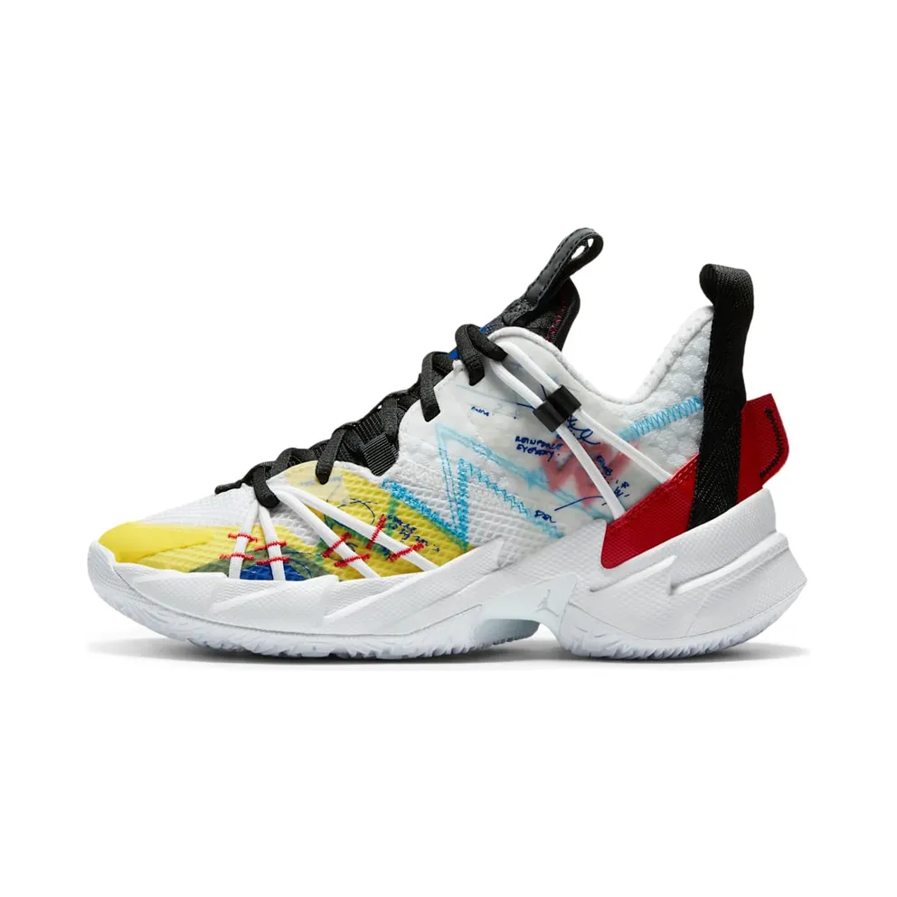Air Jordan Why Not Zer0.3 SE (GS) 3 “White / Black / Hyper Blue / University Red” (CN8107-100)