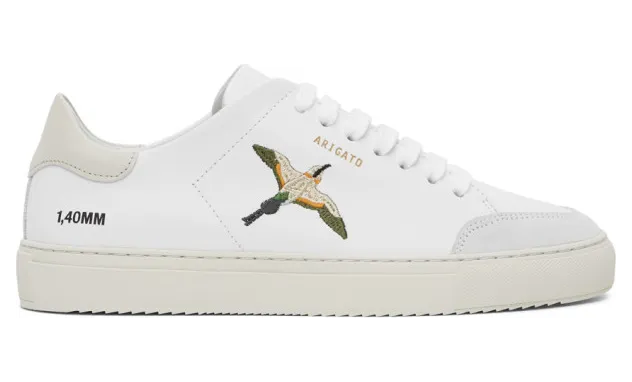 Axel Arigato SSENSE Exclusive White and Pink Birds Clean 90 Sneakers (28628)
