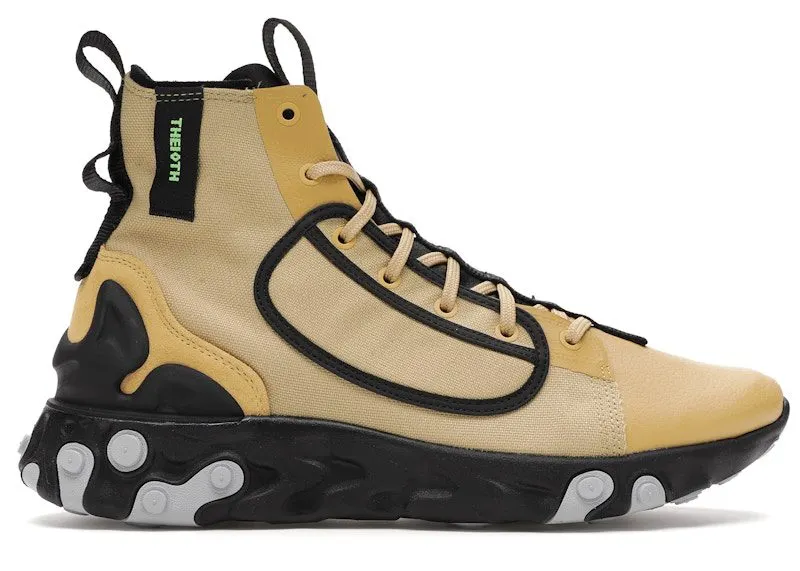 Nike React Ianga Club Gold Club Gold/Electric Green-Black-Wolf Grey (AV5555-700)