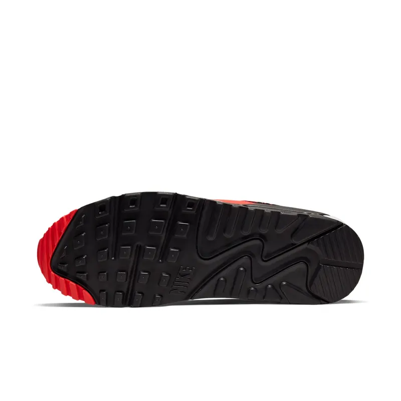 Nike Air Max 90 White Yellow Black Crimson (2019) (AJ1285-109)