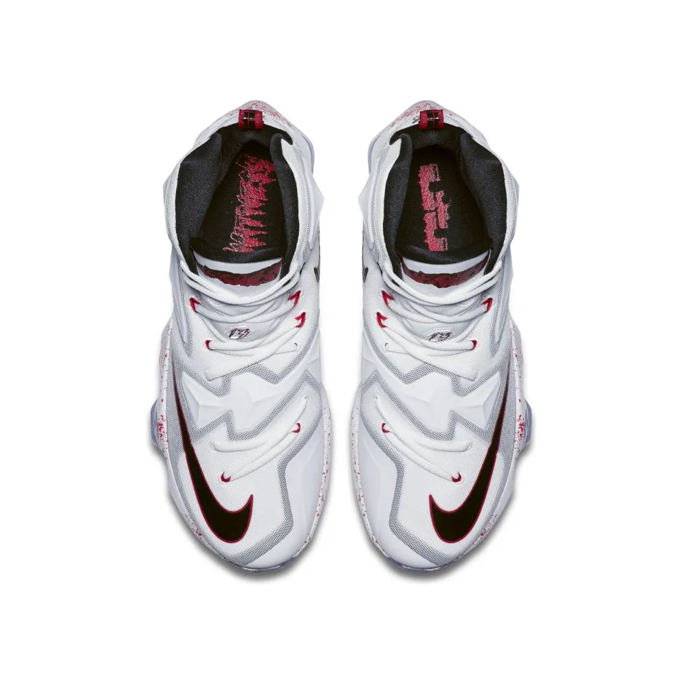 Nike LeBron 13 Friday the 13th White/Black-University Red (807219-106)