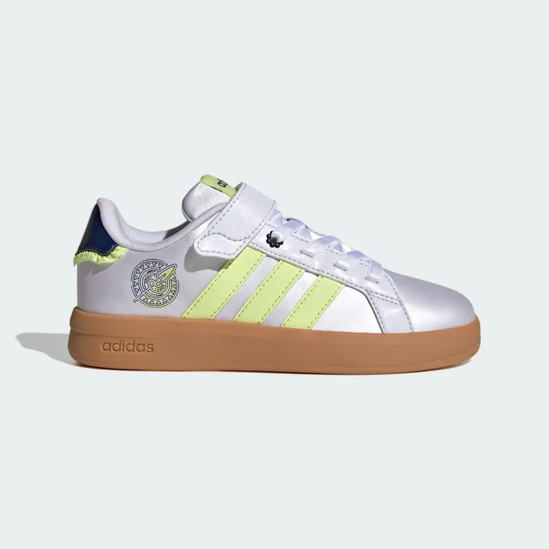 Adidas ADIDAS DISNEY GRAND COURT 3.0 Shoes KIDS Frozen Purple / Semi Frozen Lemon / Gum (KI9181)