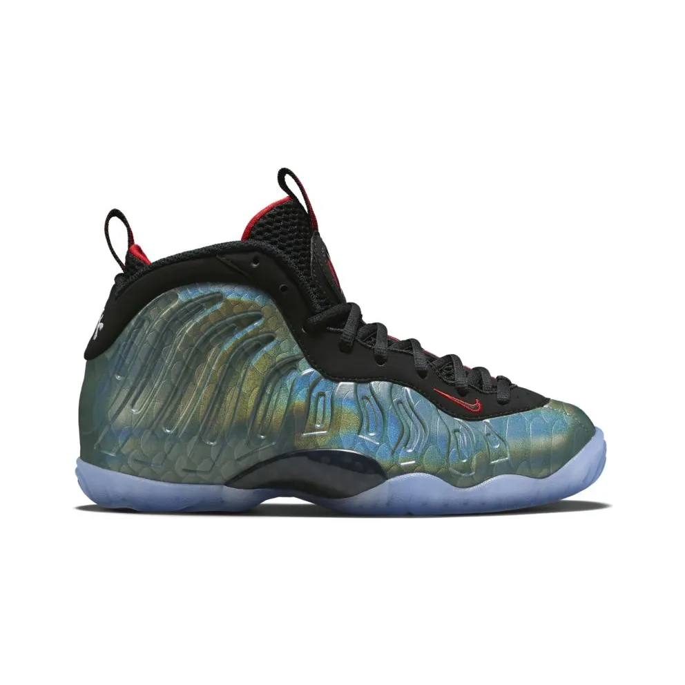 Nike Air Foamposite One Gone Fishing (GS) Dk Emerald/Black-Challenge Red (644791-300)