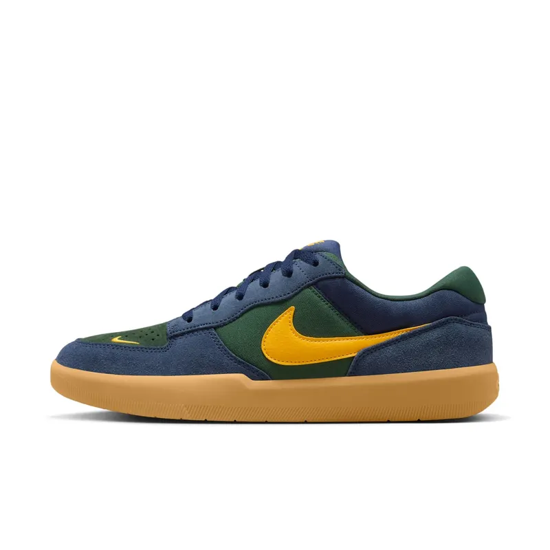 Nike SB Force 58 Midnight Navy Fir Gum Light Brown University Gold (DV5477-402)