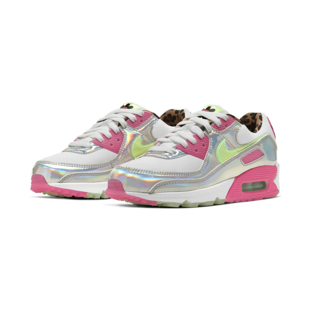 Nike WMNS Air Max 90 LX Daisy Leopard Iridescent (2020) (CQ2559-100)