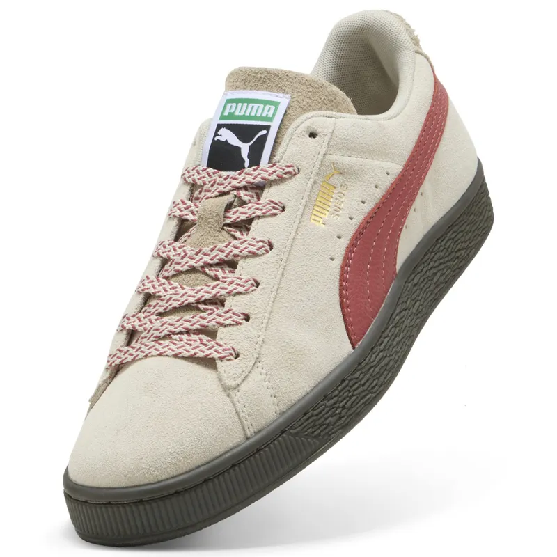 Puma Suede Fuzzy “Alpine Snow / Gum” (403227_02)
