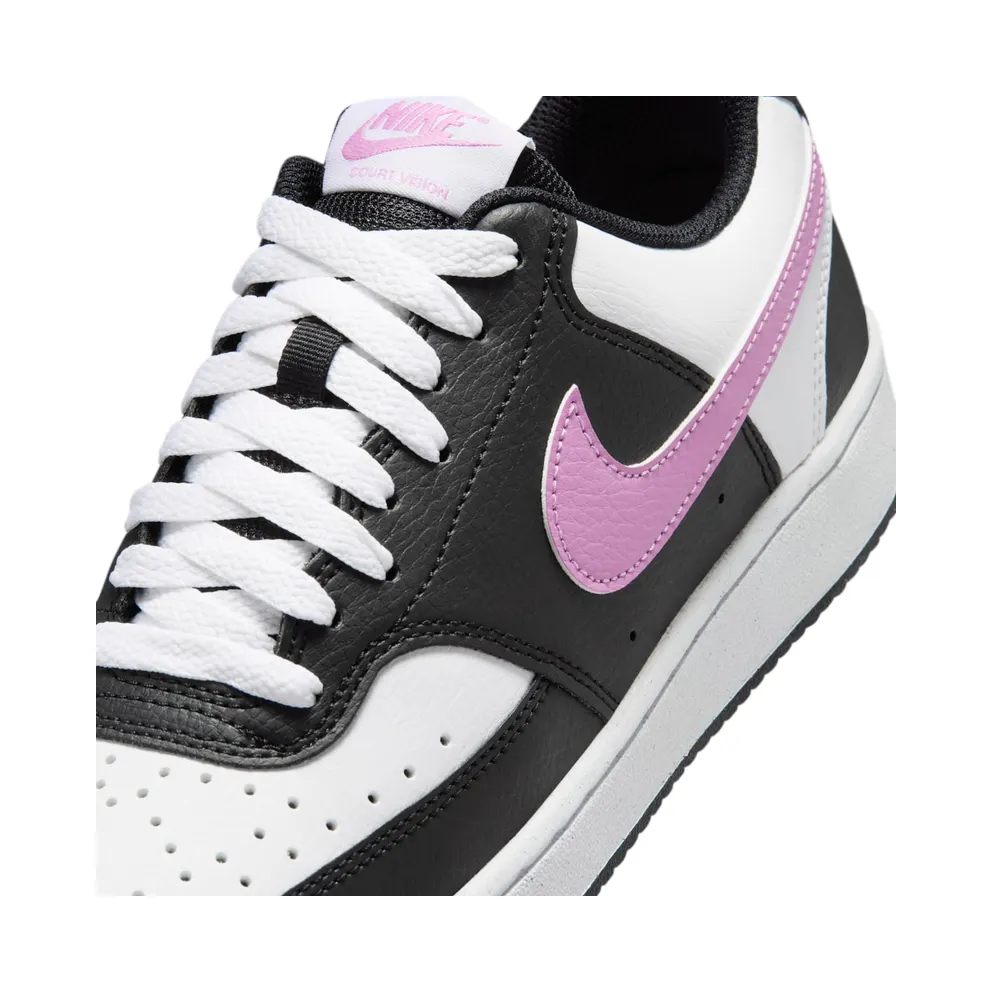 Nike Court Vision Low Next Nature Black White Light Magenta (DH3158-013)