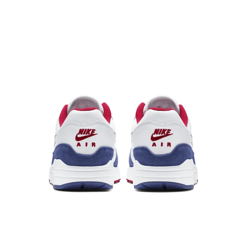 Nike Air Max 1 White Red Blue White/White-Deep Royal Blue (CJ9927-100)
