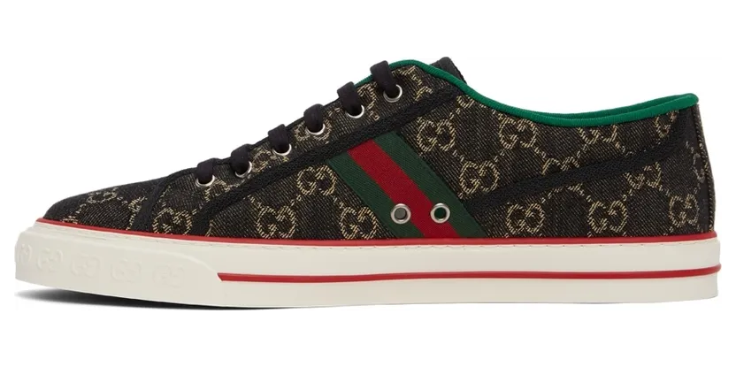 Gucci Black ‘Gucci Tennis 1977’ Sneakers (606111 UN320) (3)