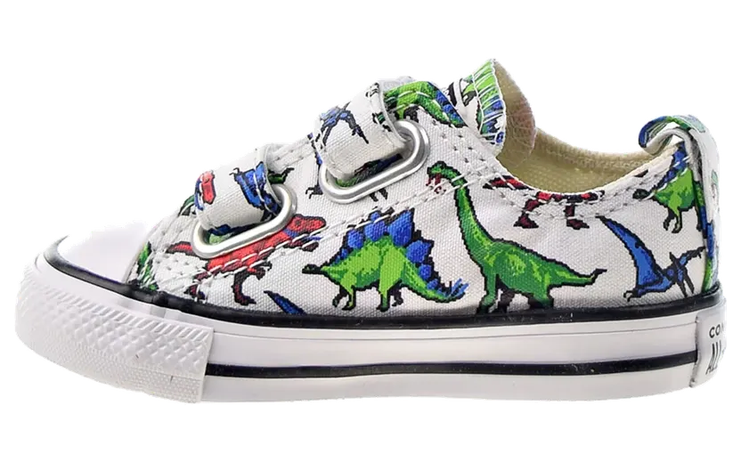 Converse Chuck Taylor All Star 2V Strap Ox TD “White-Green-University Red” (770166F)