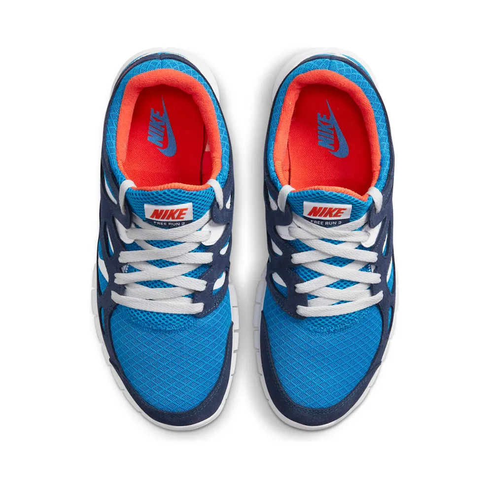 Nike Free Run 2 Light Photo Blue Orange (537732-403)