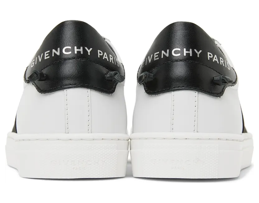 Givenchy Kids White & Black Logo Band Sneakers (H29064) (2)