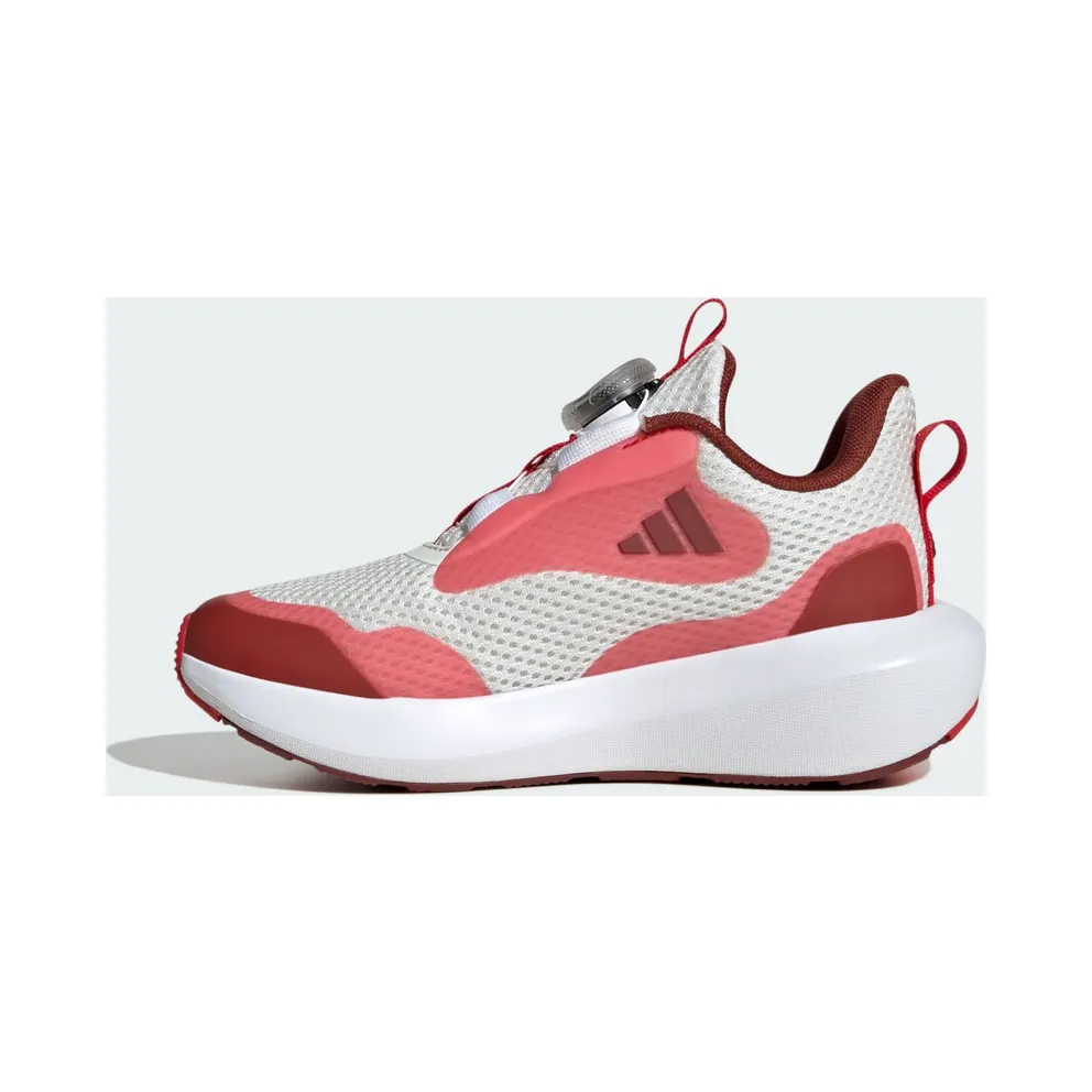 Adidas Fortarun 3.0 Boa Shoes Kids Core White / Preloved Ruby / Pure Ruby (JP5803)