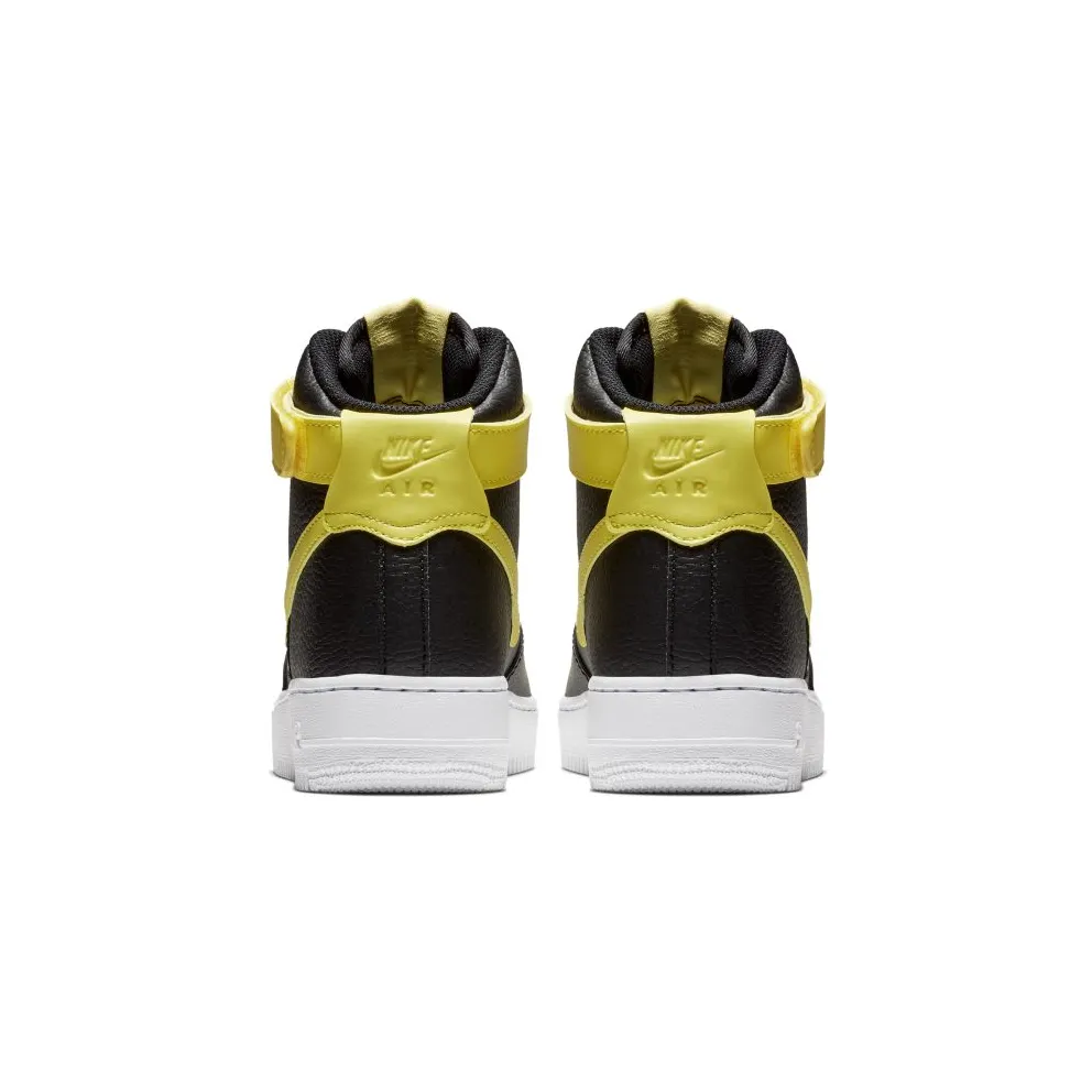 Nike Air Force 1 High Black Yellow Pulse (W) Black/White-Yellow Pulse (334031-014)